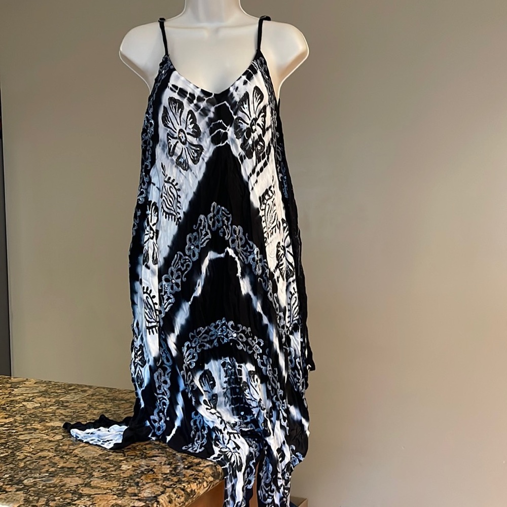 Black and White Sun Dress